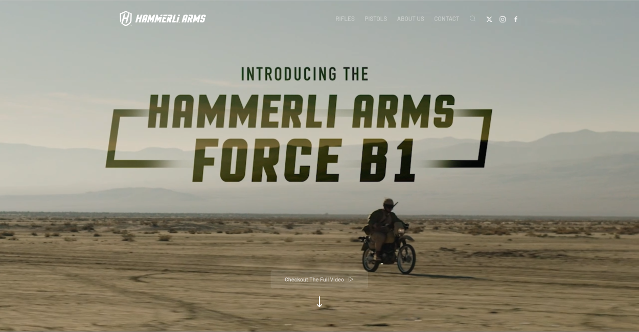 Hammerli Arms Landing Page
